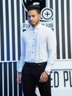 Alternative view of Tuxedo Shirt - White(TS-2)