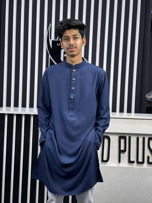 Formal Panjabi Navy Blue