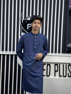 Alternative view of Formal Panjabi Navy Blue (FP-10)