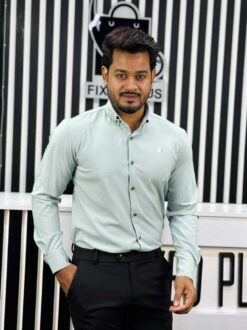Formal Shirt (Light bluish green)