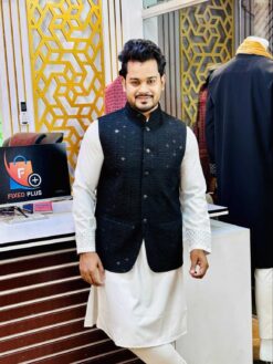 Party wear  Sequence"Koty" (Black) (PSK-2)