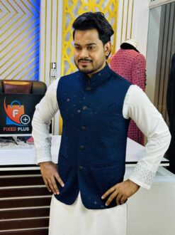 Party wear  Sequence"Koty" (Navy) (PSK-1)