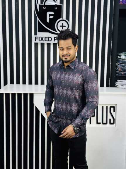 Alternative view of Magnate 3D Printed Shirt 240