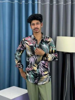 Alternative view of Lyckra Full Sleeve Print Shirt 253