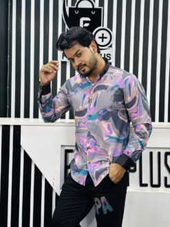 Alternative view of Lyckra Full Sleeve Print Shirt 254