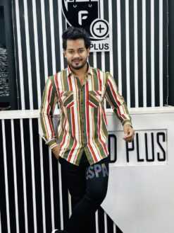 Alternative view of Lyckra Full Sleeve Print Shirt 249