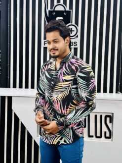 Alternative view of Lyckra Full Sleeve Print Shirt 253