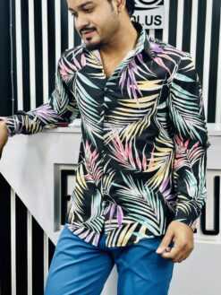 Lyckra Full Sleeve Print Shirt 253