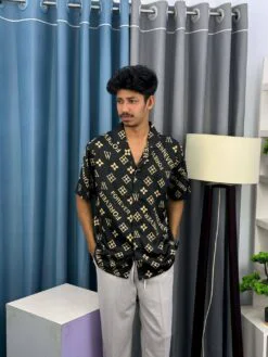 V-Cut Drop Shoulder Shirt 00153