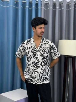 V-Cut Drop Shoulder Shirt 00158