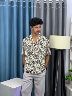 V-Cut Drop Shoulder Shirt 00157