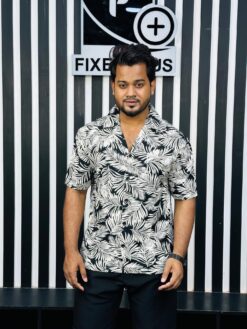 V-Cut Drop Shoulder Shirt 00151