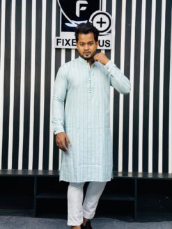 Alternative view of Cotton Punjabi Loop Design (CPL-4)