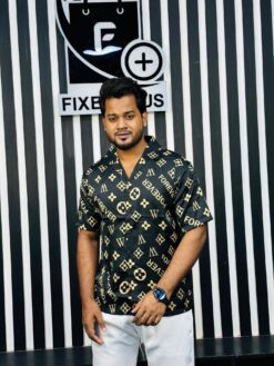 V-Cut Drop Shoulder Shirt 00153