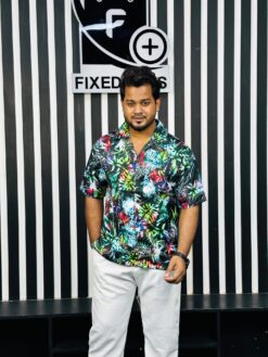 V-Cut Drop Shoulder Shirt 00154