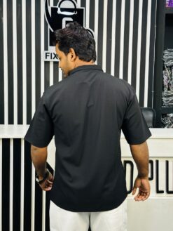 Alternative view of Drop Shoulder Polo Black (DSP-2)
