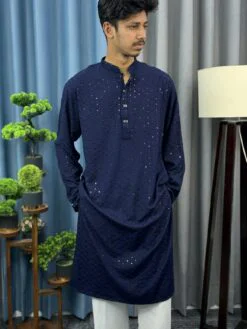 Sequence Panjabi Navy Blue (SP-11)