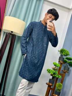 Alternative view of Sequence Panjabi Dusty  Blue (SP-13)