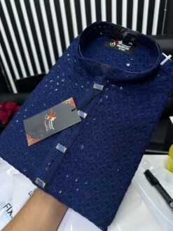 Alternative view of Sequence Panjabi Navy Blue (SP-12)