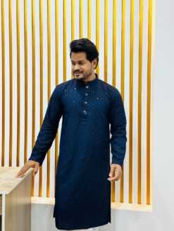 Alternative view of Sequence Panjabi Navy Blue (SP-13)