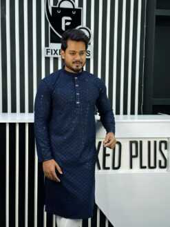 Alternative view of Sequence Panjabi Navy Blue (SP-11)