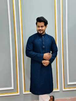 Sequence Panjabi Navy Blue (SP-13)