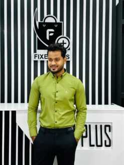 Formal Shirt Round Button- F1