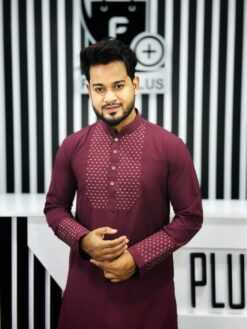 Commando Panjabi Velvet Maroon (CP-7)