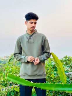 Men's Sweatshirt (Olive) 2027