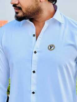 Alternative view of 𝗦𝘁𝗼𝗻𝗲 𝗪𝗼𝗿𝗸 𝗙𝘂𝗹𝗹 𝗦𝗹𝗲𝗲𝘃𝗲 𝗦𝗵𝗶𝗿𝘁 (White)(SWFS-4)