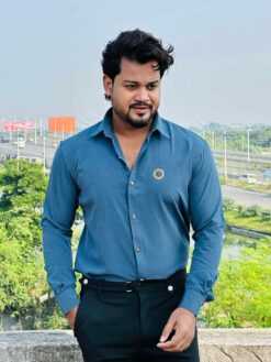 𝗦𝘁𝗼𝗻𝗲 𝗪𝗼𝗿𝗸 𝗙𝘂𝗹𝗹 𝗦𝗹𝗲𝗲𝘃𝗲 𝗦𝗵𝗶𝗿𝘁 (Bluish Green)(SWFS-3)