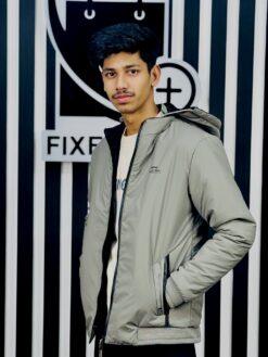 Men's 3-Layer Jacket with Hoodie (JKH-4)