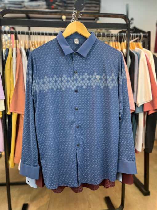 Chinese High Spandex Shirt  36