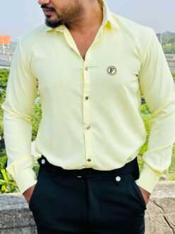 𝗦𝘁𝗼𝗻𝗲 𝗪𝗼𝗿𝗸 𝗙𝘂𝗹𝗹 𝗦𝗹𝗲𝗲𝘃𝗲 𝗦𝗵𝗶𝗿𝘁 (Light Yellow)(SWFS-2)