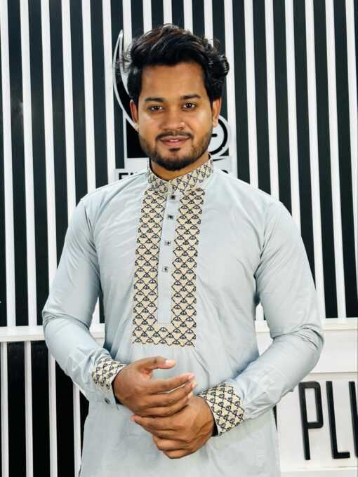 Embroidery Panjabi (E-104)