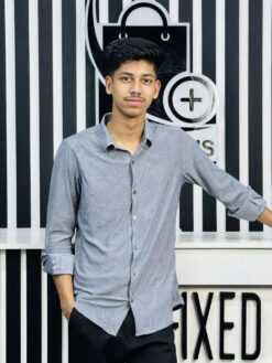 Alternative view of Chinese High Spandex Casual Shirt (CHSCS-28)