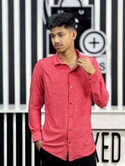 Alternative view of Chinese High Spandex Casual Shirt (CHSCS-29)