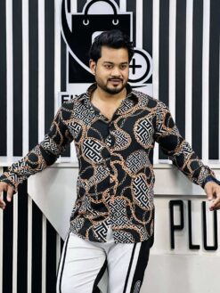 Alternative view of China Bamboo Print Shirt (CBPS-272)