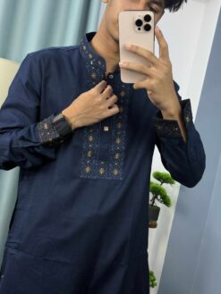 Alternative view of Embroidery Panjabi (E-101)