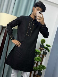 Alternative view of Embroidery Panjabi (E-102)