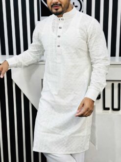 Chicken Cut Work Panjabi (CP-102)