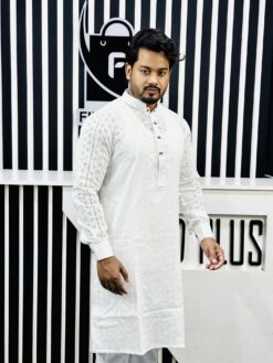 Alternative view of Chicken Cut Work Panjabi (CP-101)