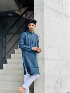 Alternative view of Special Double Pasting Crocked Panjabi (DPCP-107)