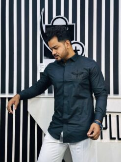 Alternative view of Flirt Party Shirt Jet Black (FPS-2)