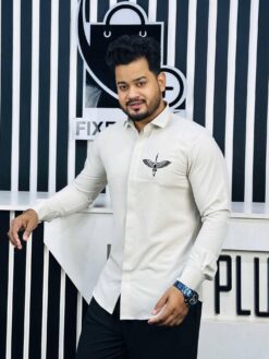 Flirt Party Shirt (Soft Beige) (FPS-3)