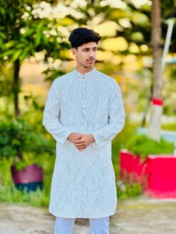 Alternative view of Special Double Pasting Crocked Panjabi (DPCP-111)