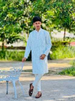 Alternative view of Special Double Pasting Crocked Panjabi (DPCP-110)