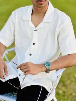 Drop Shoulder Shirt Off White (DSS-1)