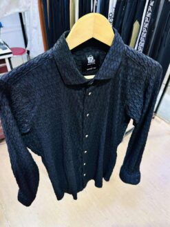 Alternative view of Popcorn Textured Ambush Shirt Black (PTAS-2)