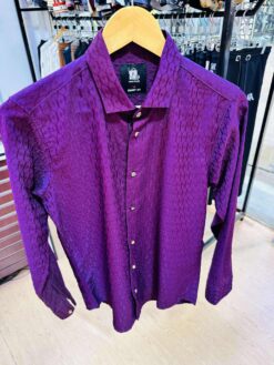 Popcorn Textured Ambush Shirt Rich Purple (PTAS-1)